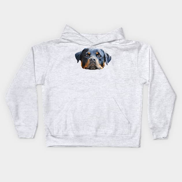 The Rottweiler the best dog for you Kids Hoodie by Hujer